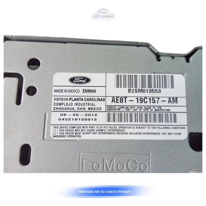 2011–2013 Ford Fiesta AM FM CD Player Satellite Radio Receiver AE8T-19C157-AA — view 4