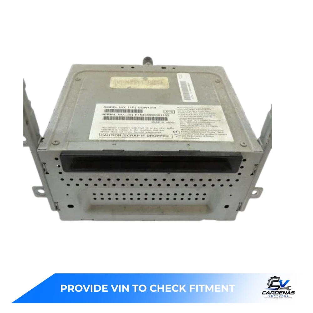 2012 FORD F-150 AM FM RADIO RECEIVER SINGLE DISC SATELLITE W NAV CL3T-19C156-AA — view 1