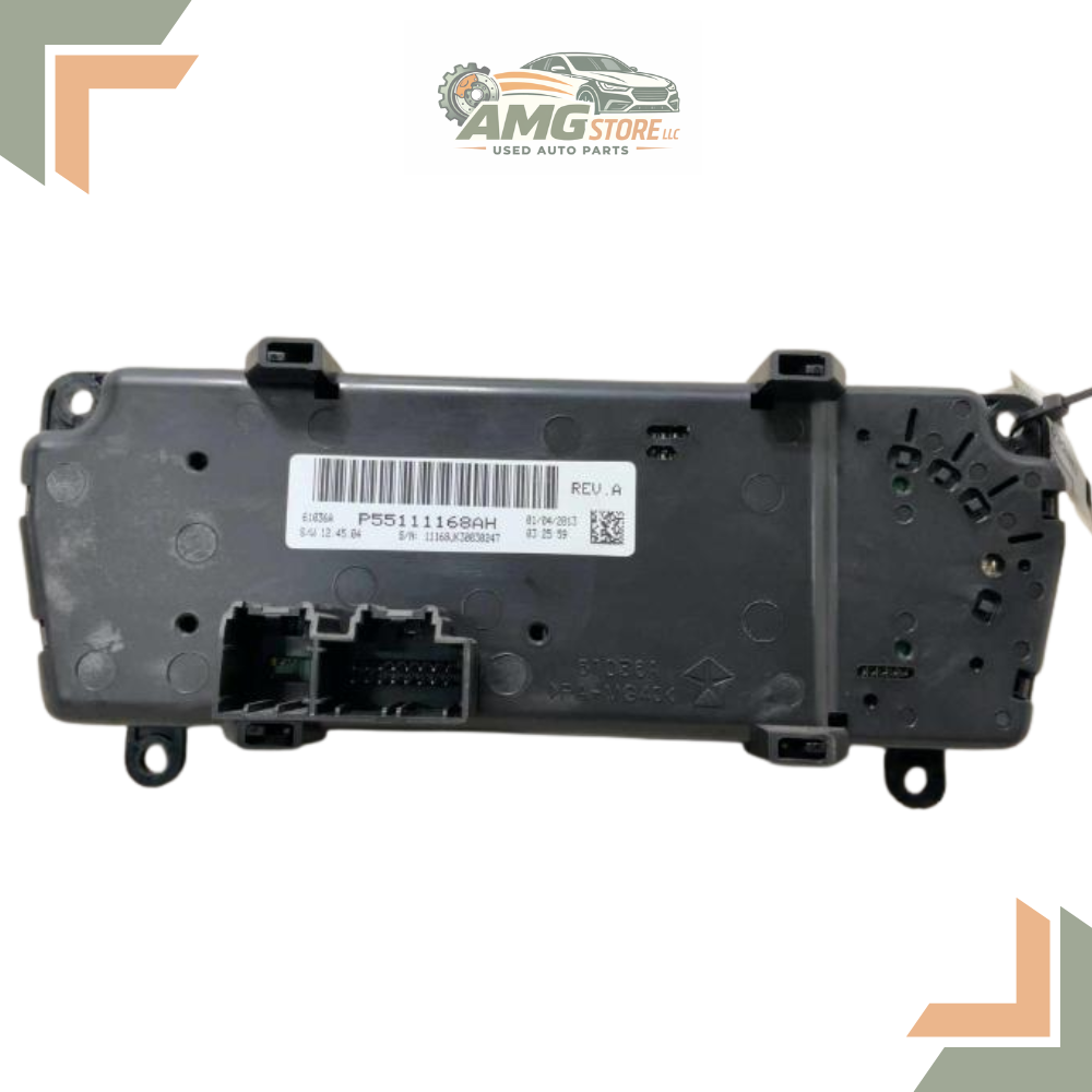 2011–2013 Jeep Wrangler Climate AC Heater Temperature Control OEM — view 2