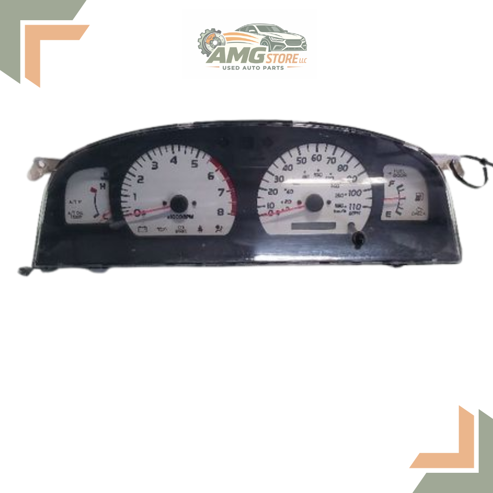 2001–2004 Toyota Tacoma AT Speedometer Gauges Cluster MPH With Tachometer Oem — view 1