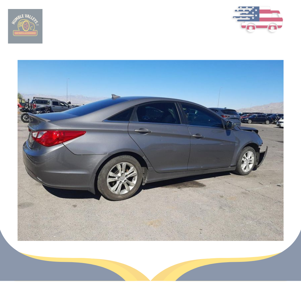 2011–2014 Hyundai Sonata Right Passenger Side View Door Mirror Assembly Gray — view 4