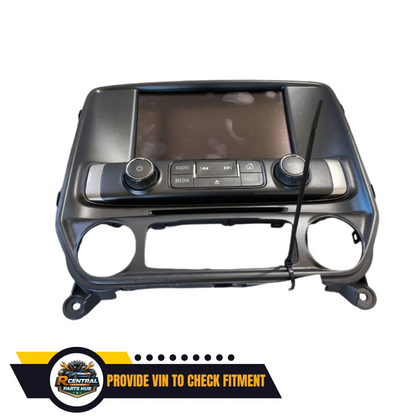 2015–2016 Chevrolet Silverado 1500 2500 Radio Control Panel Screen 23485741 OEM — view 1