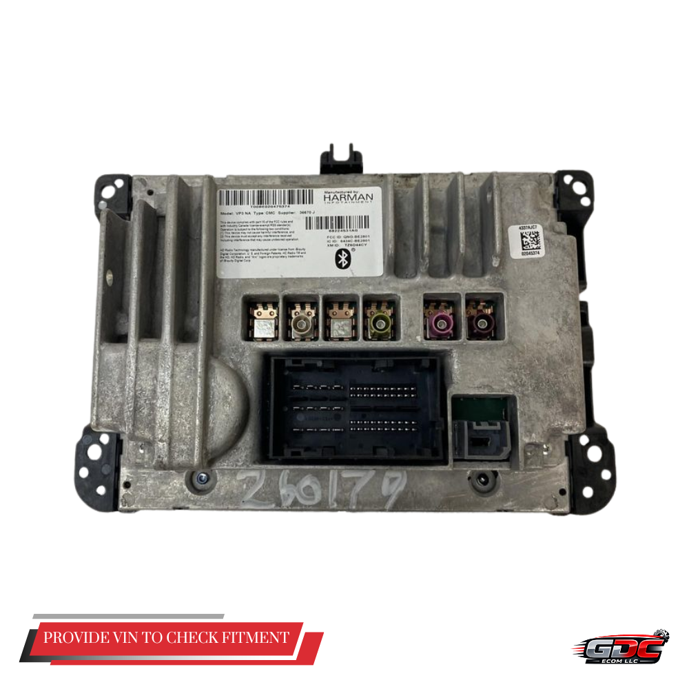 2014 Dodge Truck Ram 1500 AM FM Radio Receiver with Display Screen OEM — view 3