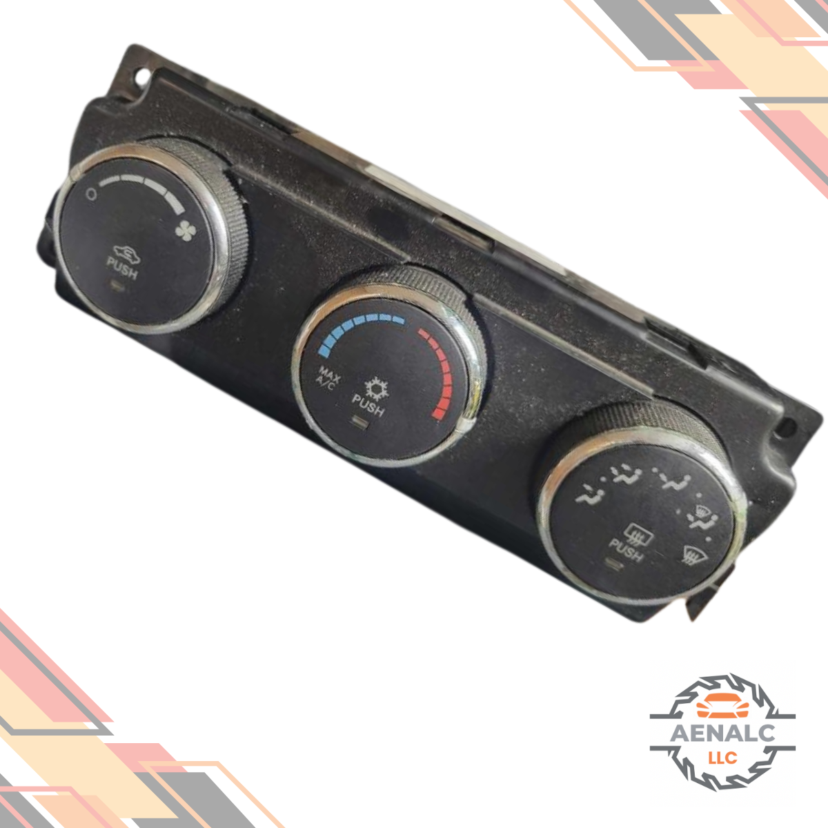 2009–2010 Dodge Ram 1500 AC Heater Climate Control Unit without Rear Defrost 09 10 — view 4