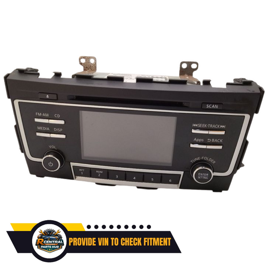 2016–2017 Nissan Altima Radio Display Receiver AM FM CD Base OEM — view 1