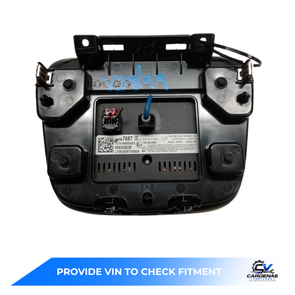 2019–2020 CHEVROLET MALIBU CONTROL PANEL CONTROLLER DISPLAY SCREEN 84567687 — view 2
