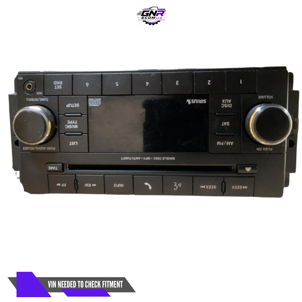 2012–2017 Jeep Patriot MP3 CD with Satellite Radio Receiver Face ID RES OEM — view 1