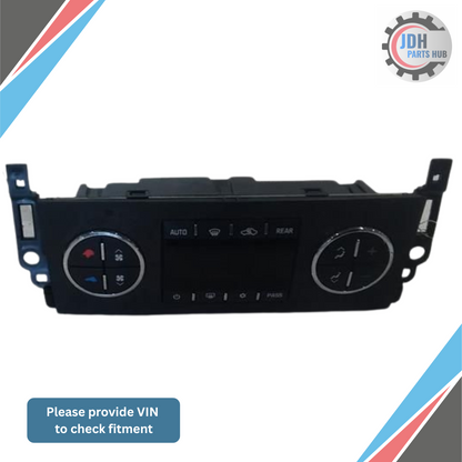 2012–2014 Chevrolet Tahoe A/C Heater Climate Control Panel OEM — view 1