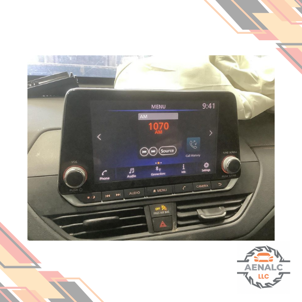 2019–2022 Nissan Altima AM FM Radio Receiver Display Screen without Navi 20 21 — view 1