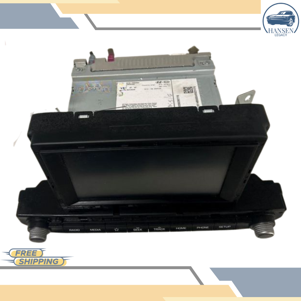 2019–2020 Hyundai Elantra 7" Radio Receiver Display Screen ID 96160F2UC0SSH — view 2