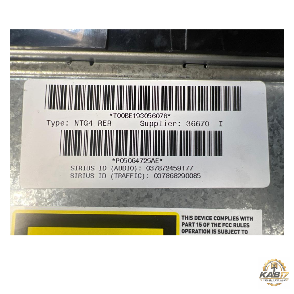 2011 Jeep Grand Cherokee Radio Receiver Display Screen Navigation ID RER OEM — view 4
