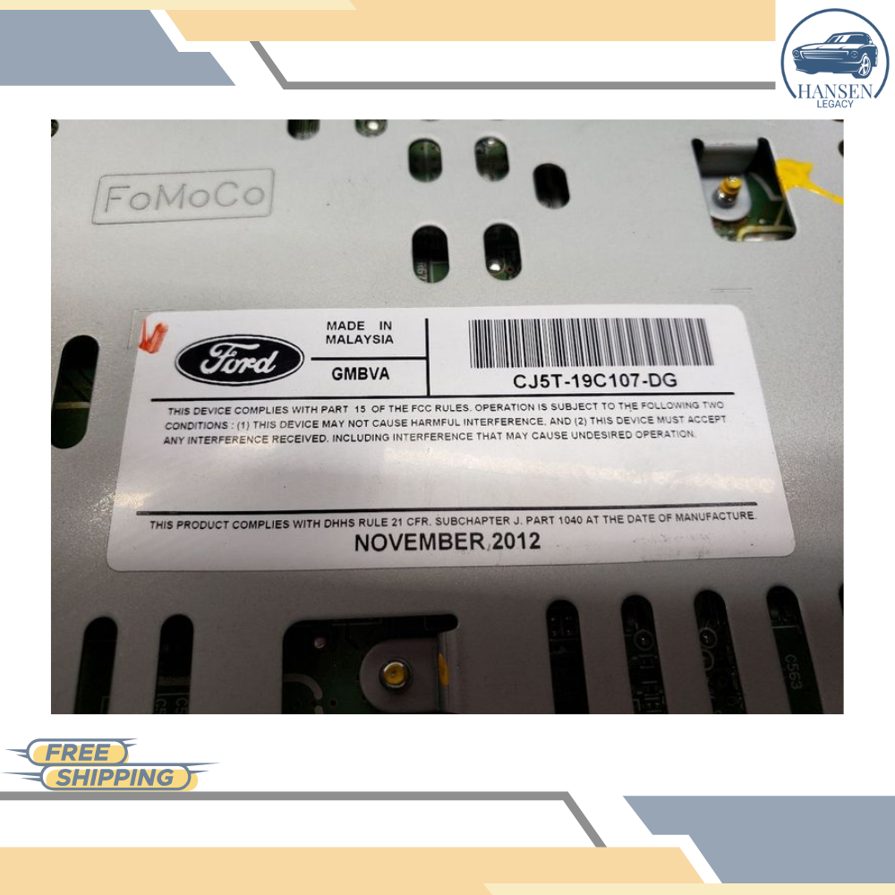 2013–2015 Ford Escape AM FM CD MP3 Radio Receiver OEM — view 3