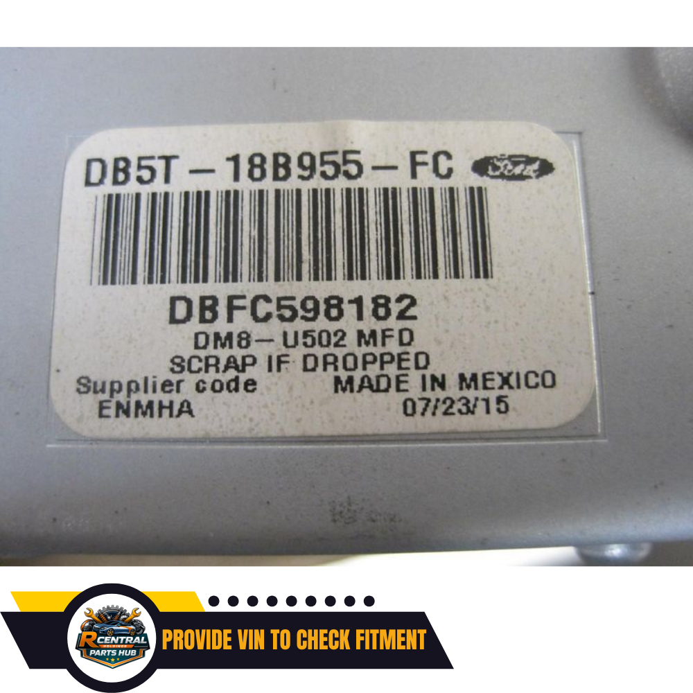 2015–2016 Ford Explorer Radio GPS Information 8" Front Display Screen OEM — view 3