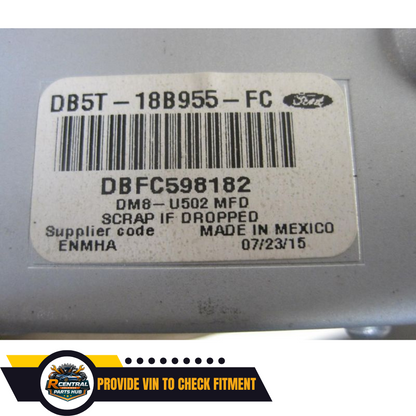 2015–2016 Ford Explorer Radio GPS Information 8" Front Display Screen OEM — view 3