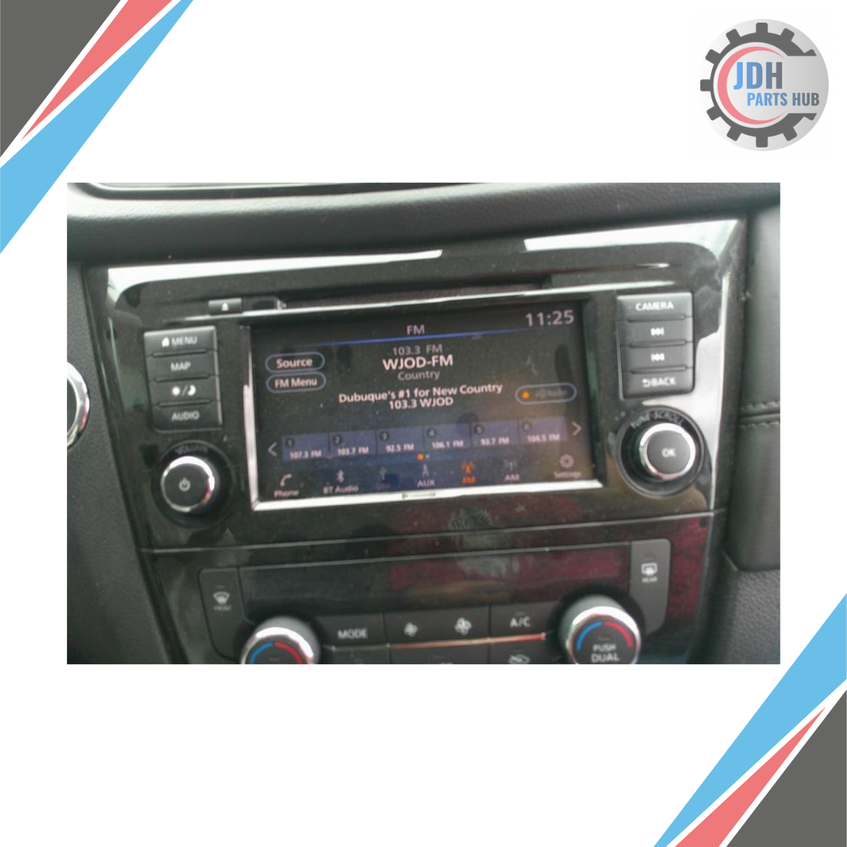 2018–2020 Nissan Rogue Radio Navigation Display OEM — view 4