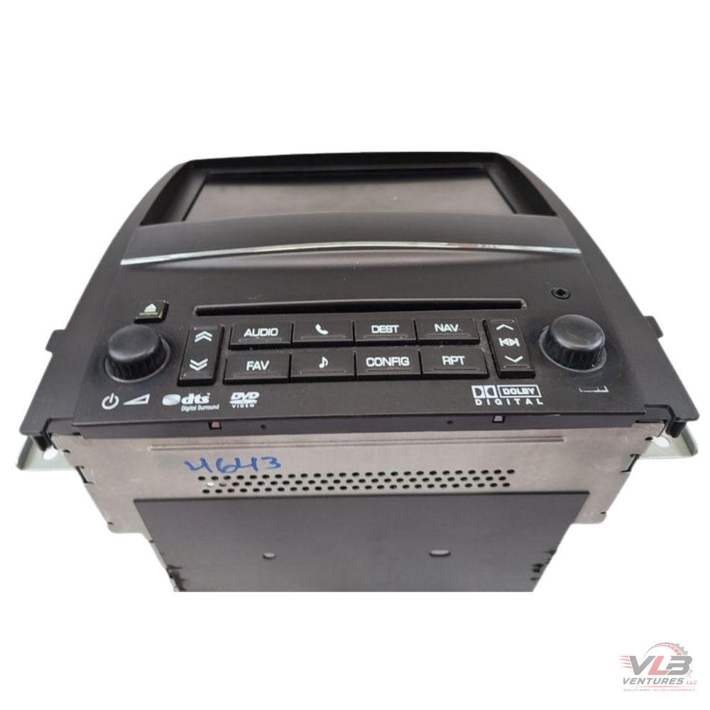 2011 Cadillac Escalade AM-FM-stereo-D<wbr/>VD-navigation Radio Receiver Display GMQ — view 2