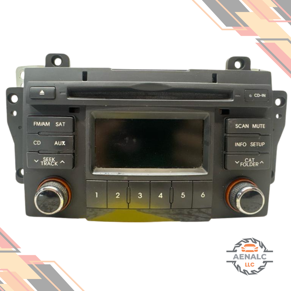 2010–2013 Kia Forte Radio Display Receiver AM FM CD MP3 BT SAT Sedan & Coupe OEM — view 1