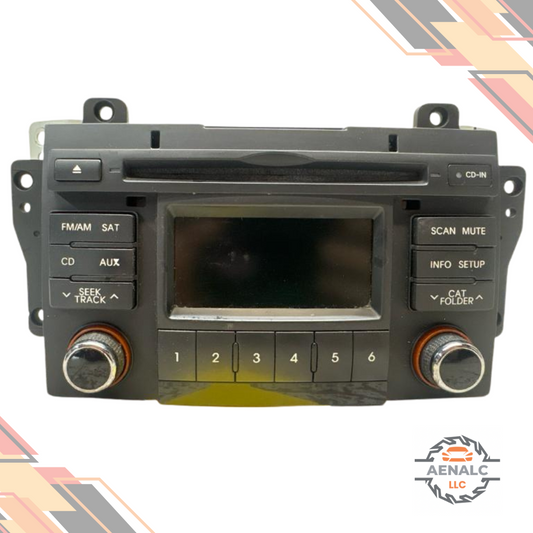 2010–2013 Kia Forte Radio Display Receiver AM FM CD MP3 BT SAT Sedan & Coupe OEM — view 1