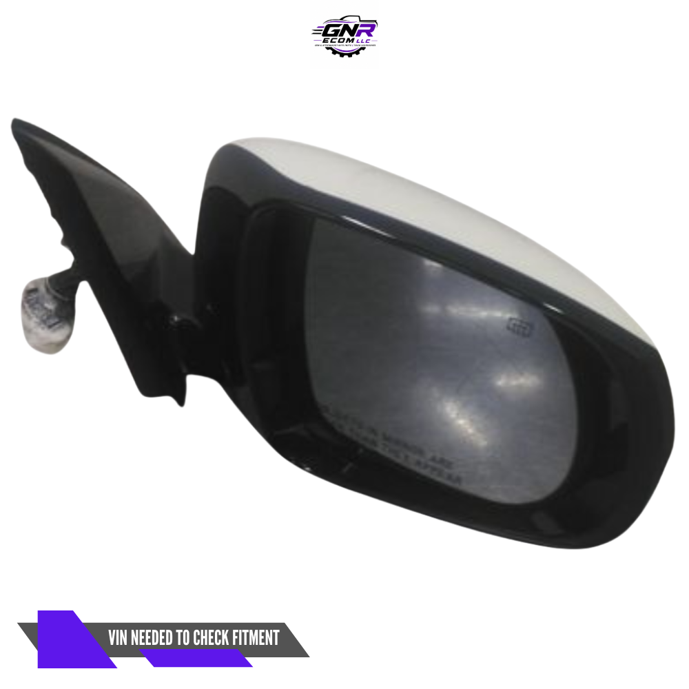 2017–2020 Infiniti QX60 Right Passenger Side Door Mirror Assembly White — view 3