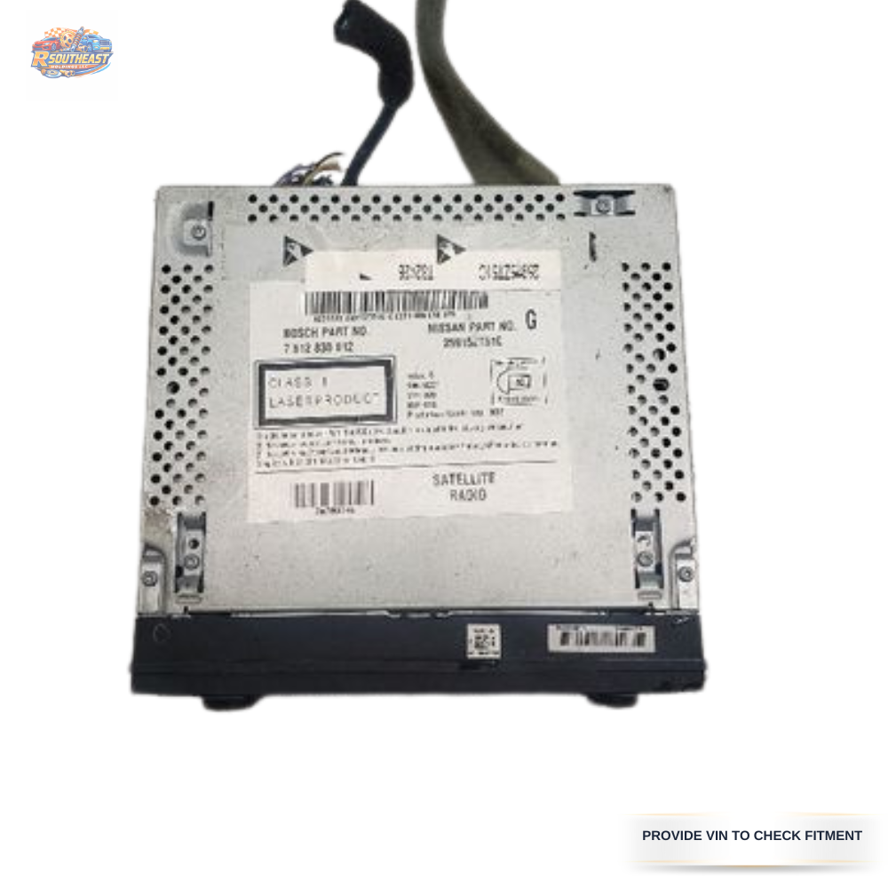 2010–2012 Nissan Sentra AM FM CD Player Radio with Navigation ID 259157W80C OEM — view 3