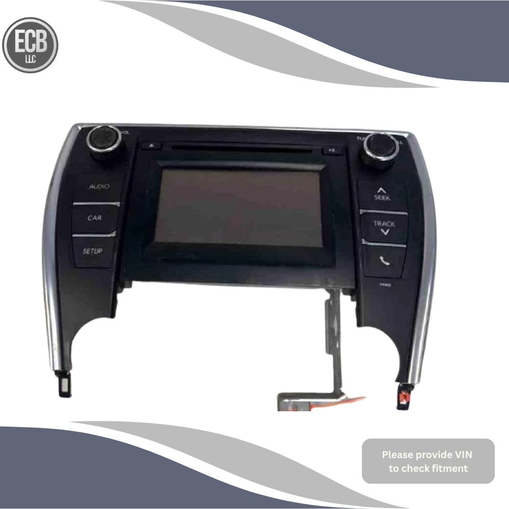 2015 Toyota Camry Radio Receiver Display Screen ID 10803 OEM — view 1