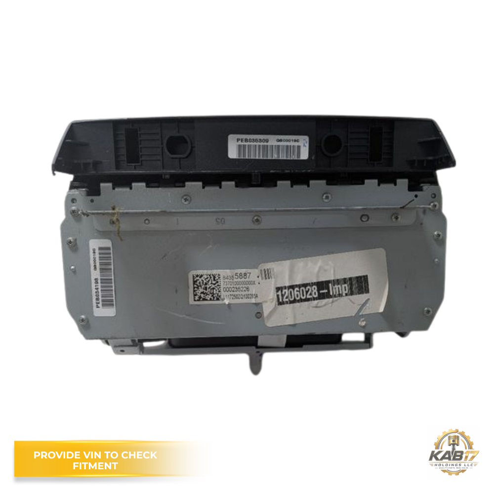 2018–2020 Chevrolet Impala Radio Receiver Display Screen OEM 84355887 — view 4