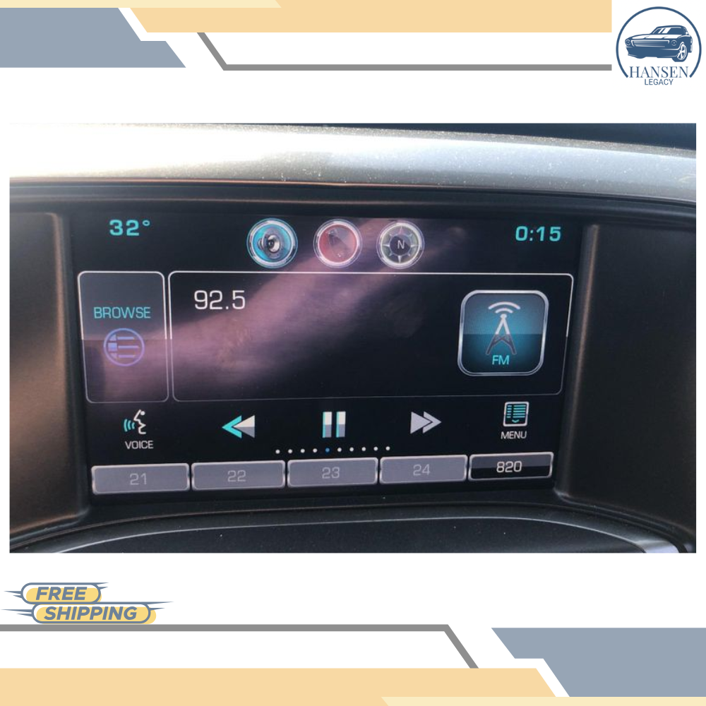 2015–2016 Chevrolet Silverado 1500 2500 Radio Control Panel Screen 23485741 OEM — view 2