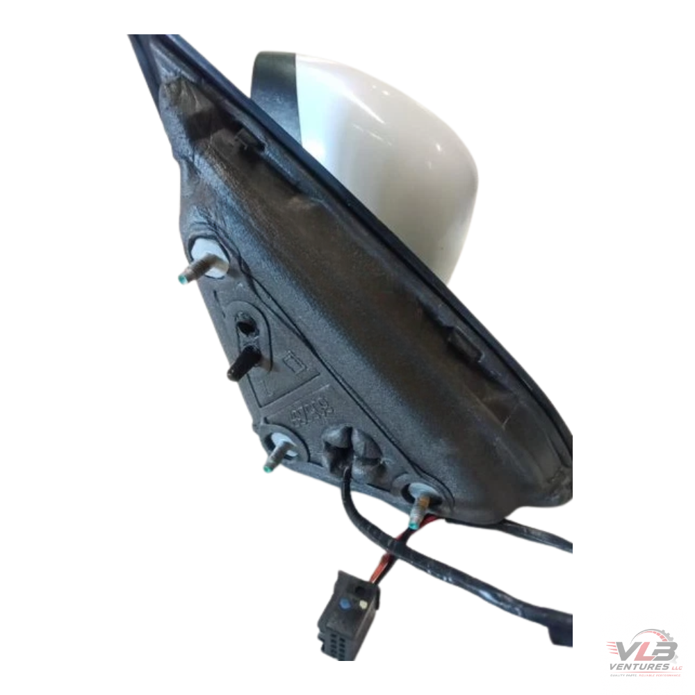 2017–2021 Jeep Cherokee Left Driver Side View Door Mirror Heated White OEM — view 2