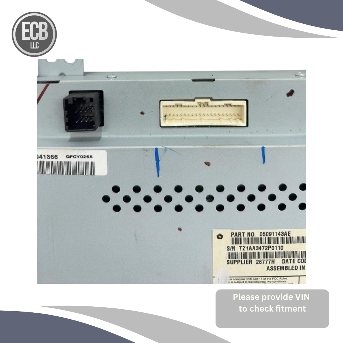 2013–2016 DODGE DART 8.4? Navigation Radio Touch Screen OEM — view 5