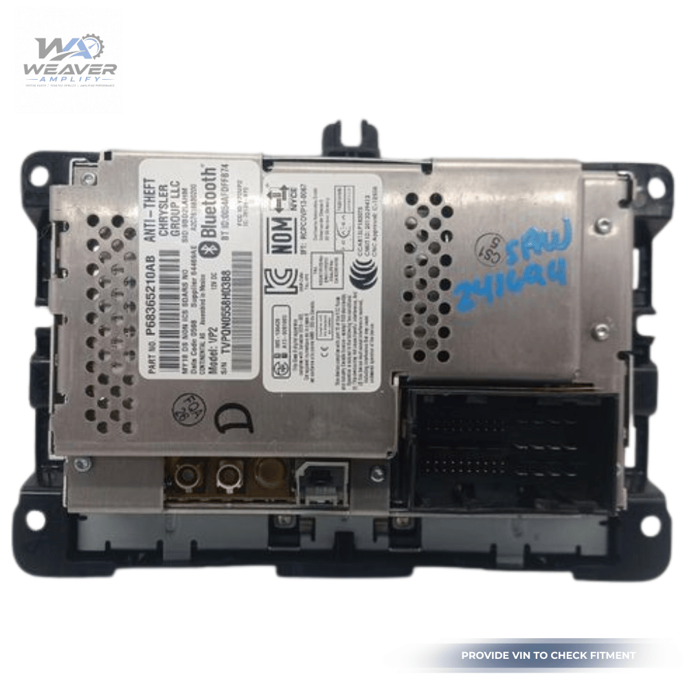 2018–2020 Dodge Ram 1500 AM FM Radio Receiver with Display Screen OEM — view 4