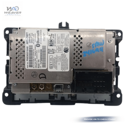 2018–2020 Dodge Ram 1500 AM FM Radio Receiver with Display Screen OEM — view 4