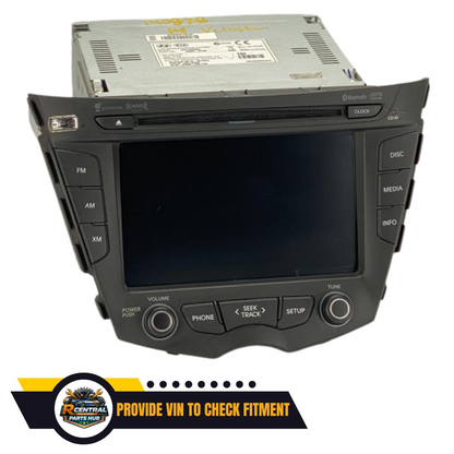 2012–2015 Hyundai Veloster Radio Display Receiver Satellite CD OEM — view 1