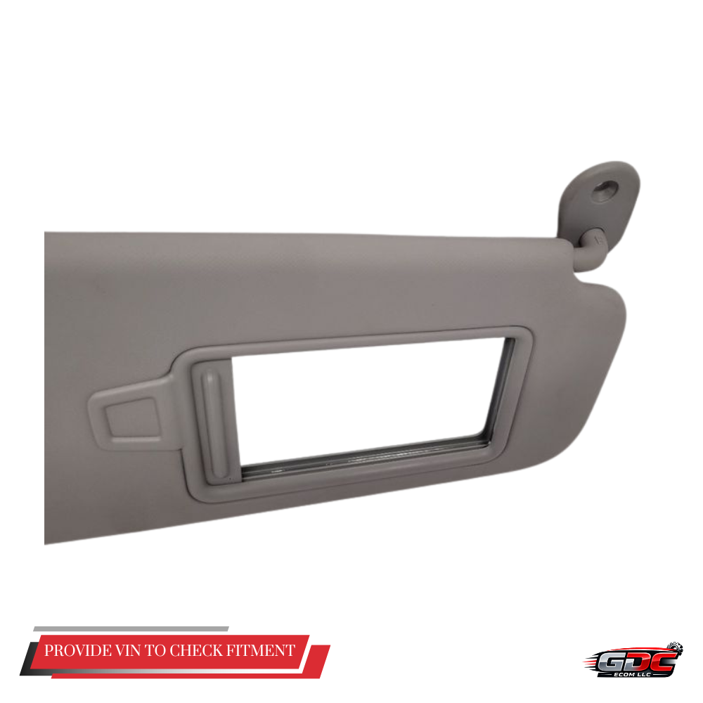 2017–2020 Hyundai Elantra RH Passenger Sunvisor Sun Visor with Mirror Gray OEM — view 1
