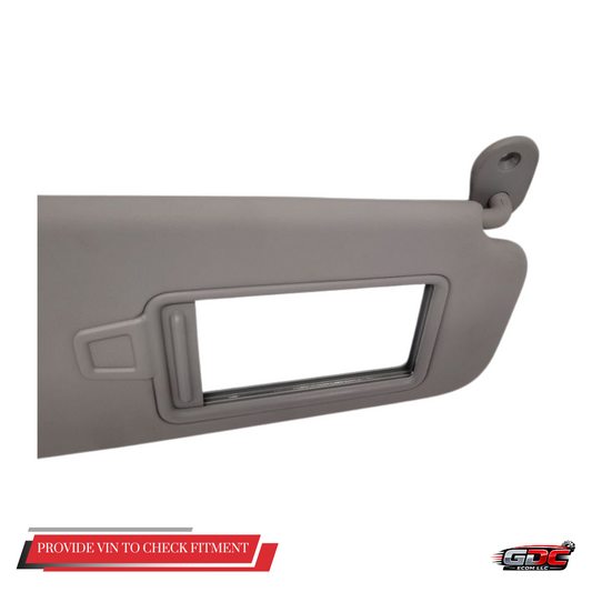 2017–2020 Hyundai Elantra RH Passenger Sunvisor Sun Visor with Mirror Gray OEM — view 1