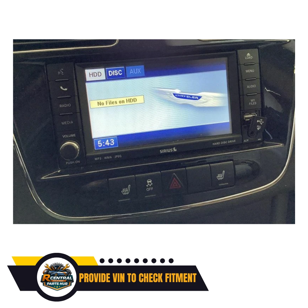 2011–2014 Chrysler 200 Radio Display Receiver AM FM CD DVD SAT Face ID RBZ OEM — view 3