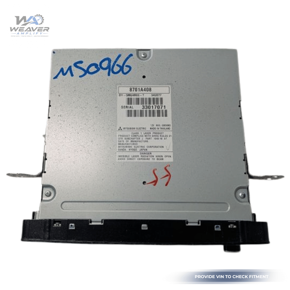 2014–2015 Mitsubishi Outlander AM FM Radio Receiver 6.10" Screen OEM — view 2