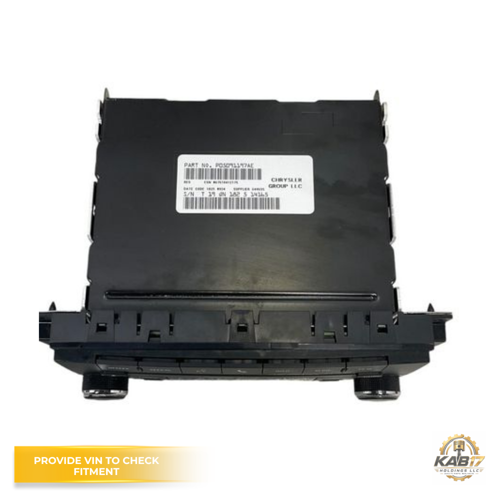 2012–2017 Jeep Patriot AM-FM-CD-MP3 Player Satellite Radio Receiver OEM — view 4