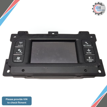 2011–2018 Dodge Journey Radio Display Receiver 4.3" Satellite AM FM CD MP3 OEM — view 1