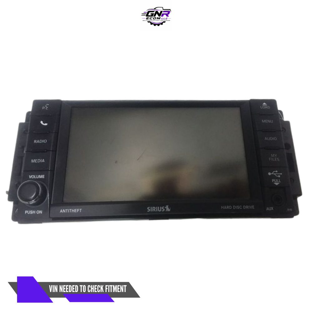 2011–2017 JEEP Dodge Challenger Navigation 430n Radio Low RHB with CODE — view 1