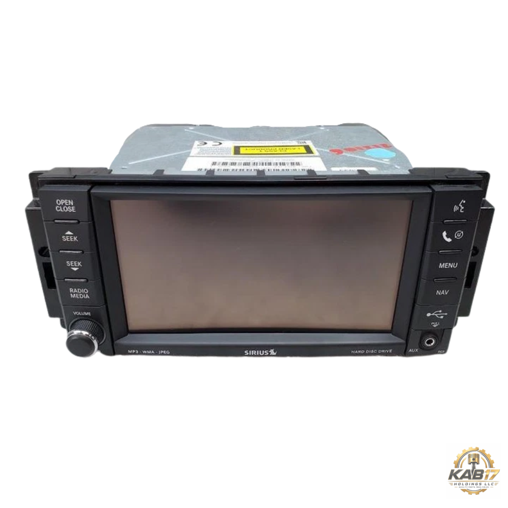 2008–2010 CHRYSLER JEEP DODGE AM-FM-DVD RADIO DISPLAY RECEIVER SATELLITE RER — view 1