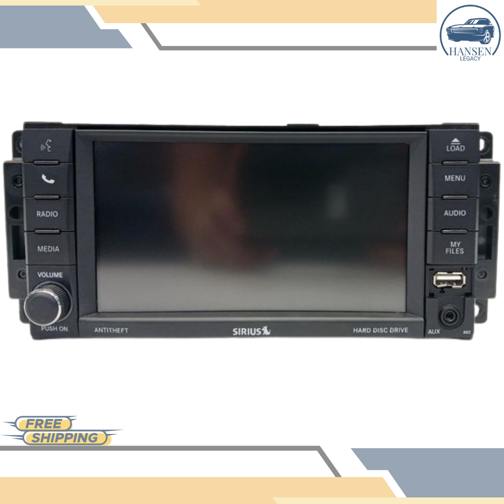 2012–2019 Dodge Caravan Radio MULTIMEDIA SATELLITE AM FM CD RBZ OEM — view 1