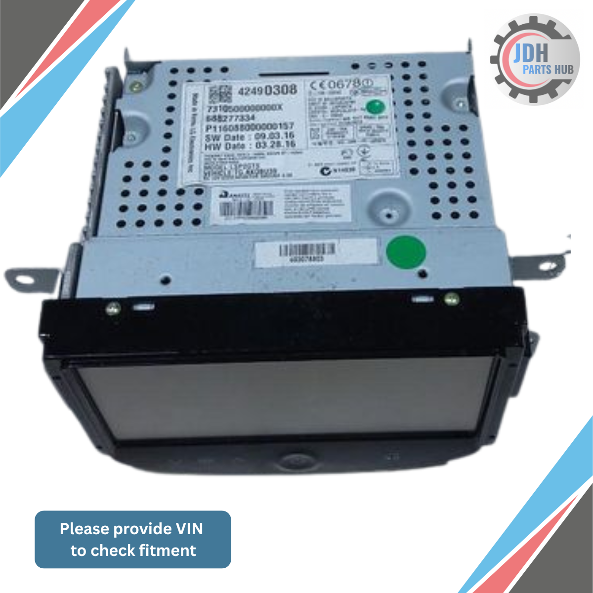 2015–2016 Chevrolet Trax MyLink Radio Receiver Touch Screen OEM — view 1