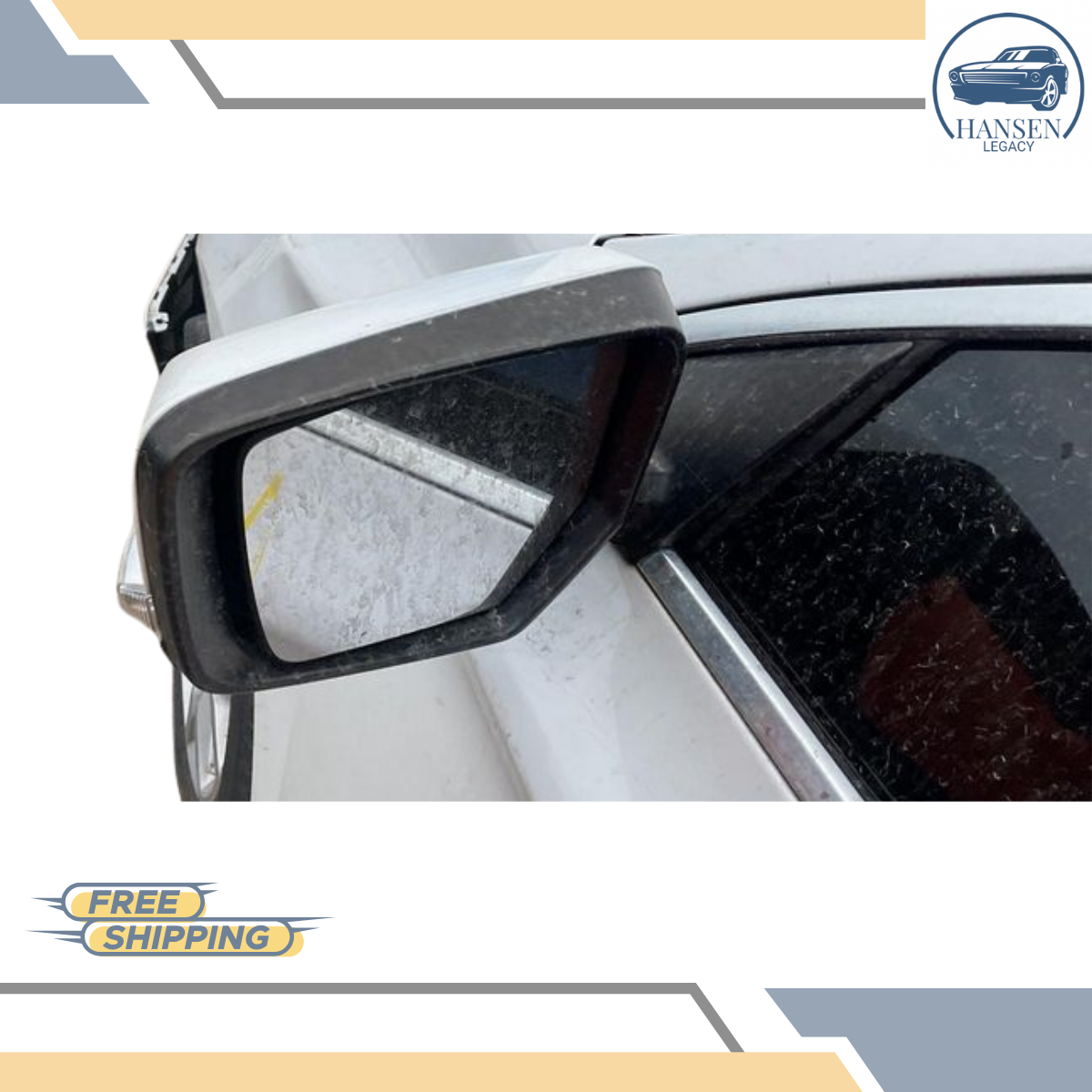 2016–2020 Chevrolet Impala Left Driver Side View Door Mirror White LH — view 3