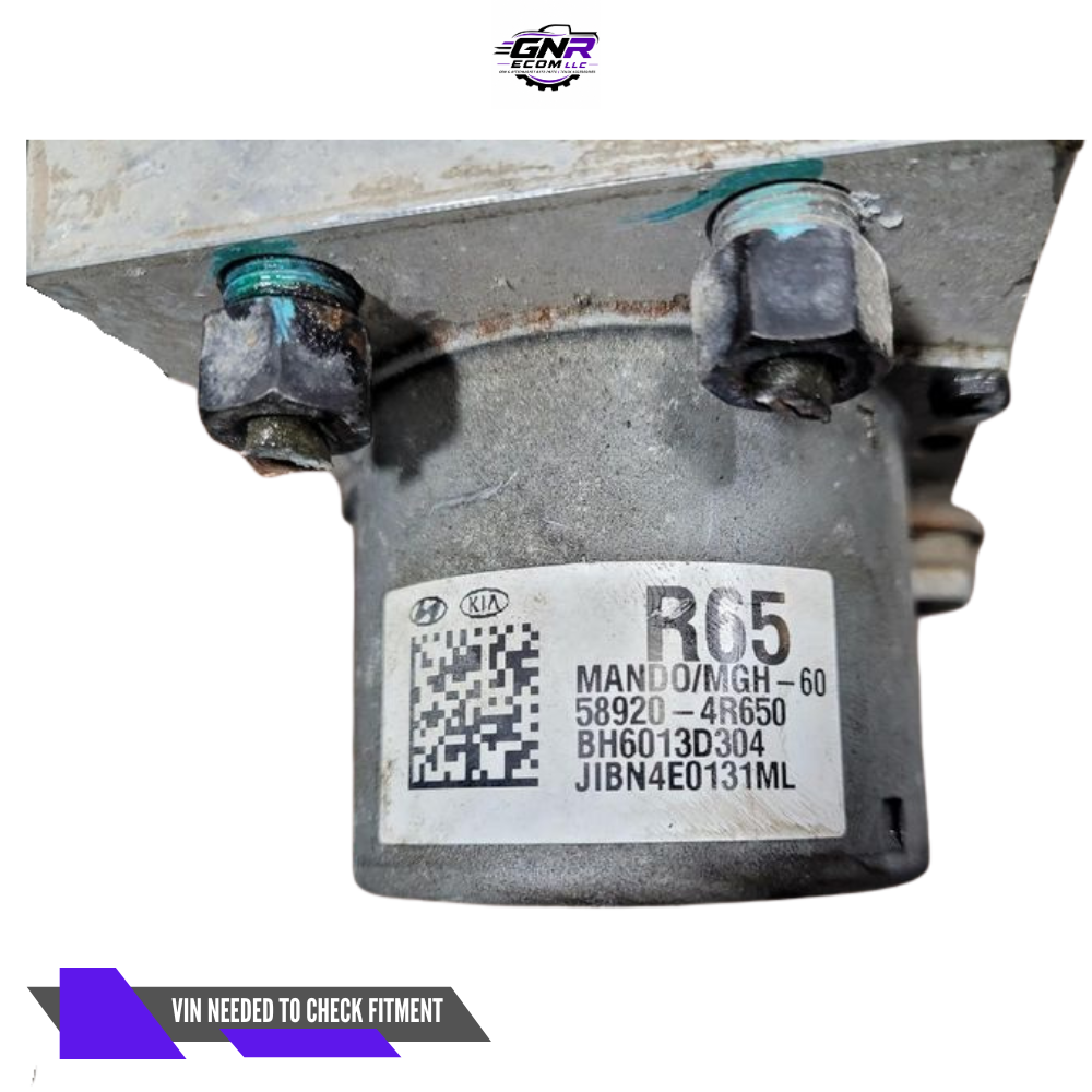 2013–2015 HYUNDAI SONATA HYBRID ABS ANTI LOCK BRAKE ACTUATOR PUMP ID 589204R650 — view 4