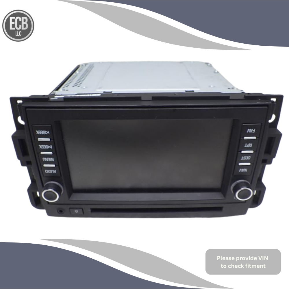 2011 GMC Acadia AM FM Stereo CD DVD Radio Receiver Navigation UUM OEM — view 1