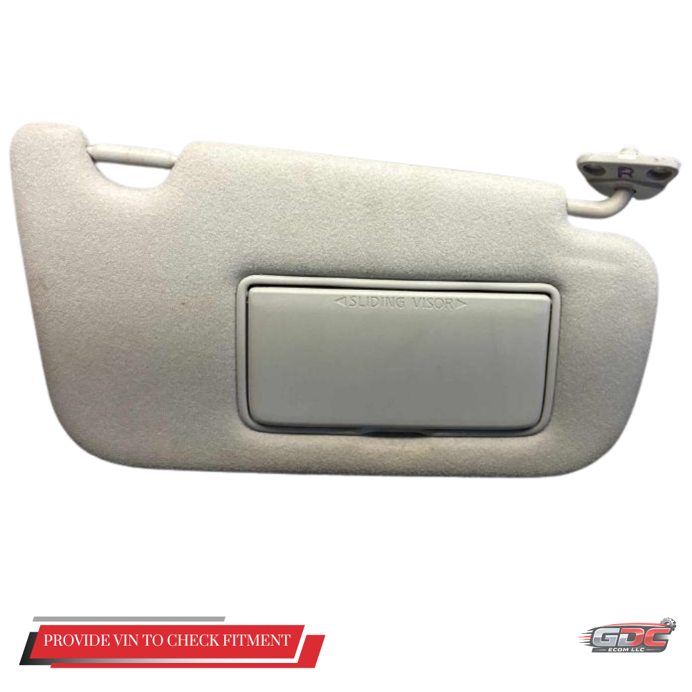 2013–2019 Nissan Sentra RH Passenger Sunvisor Sun Visor with Mirror OEM — view 1