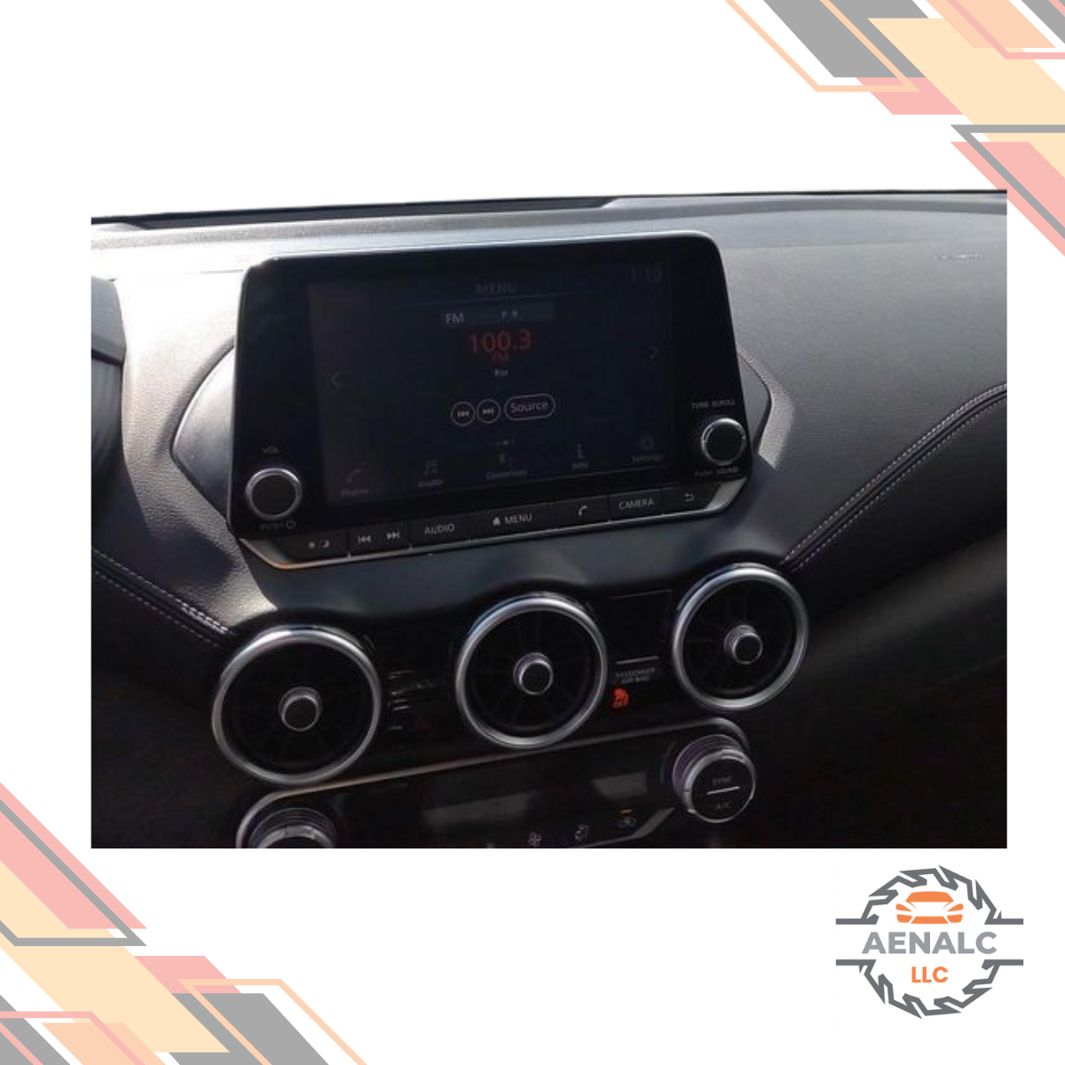 2020–2022 Nissan Sentra 8" Audio Display Radio Receiver without Navigation — view 2