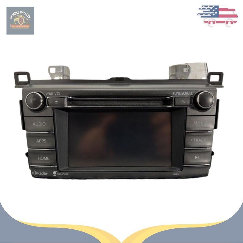 2014–2015 Toyota Rav4 Radio Receiver Display ID 100325 — view 1