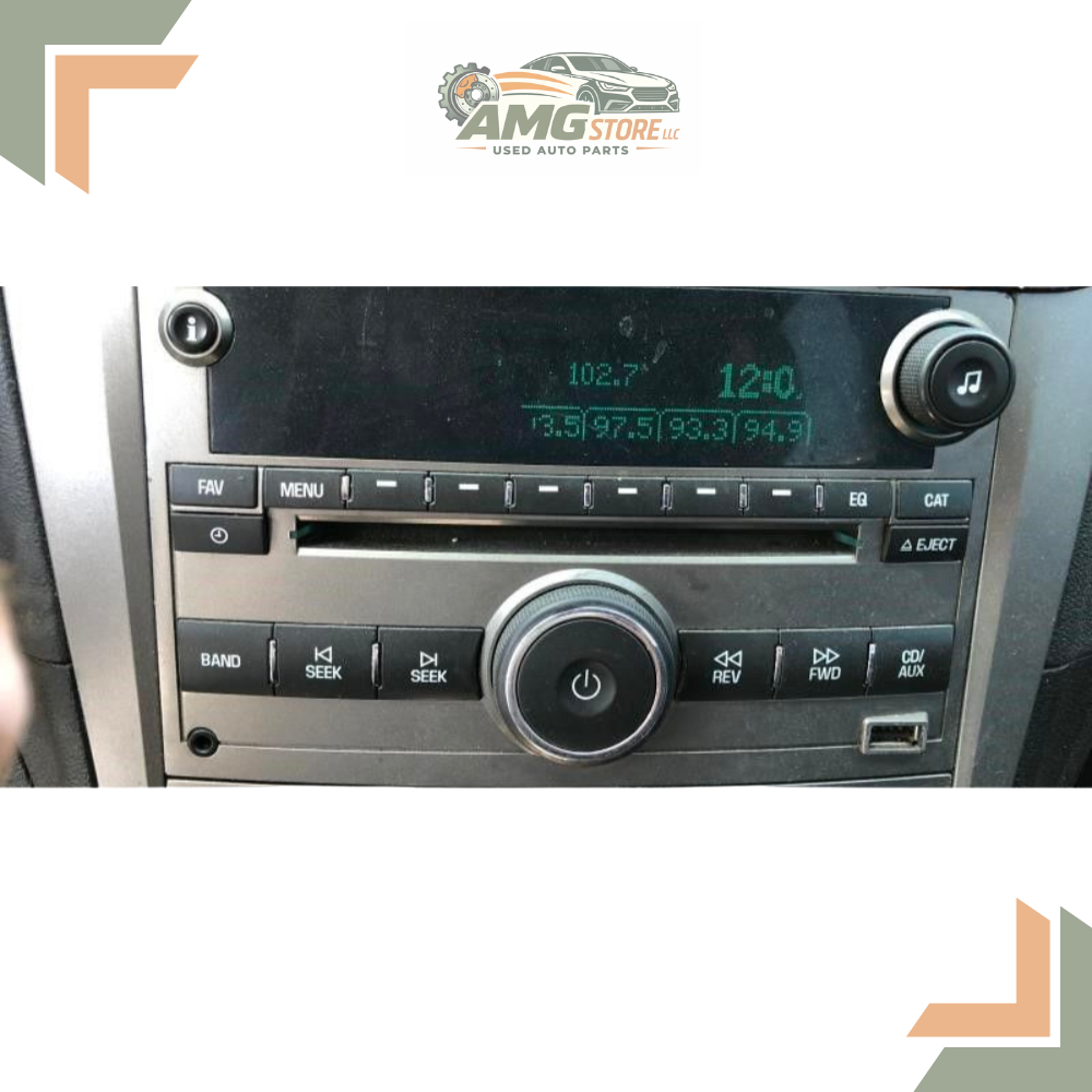 2009–2012 Chevrolet Malibu Radio Receiver Option UUI LTZ — view 2