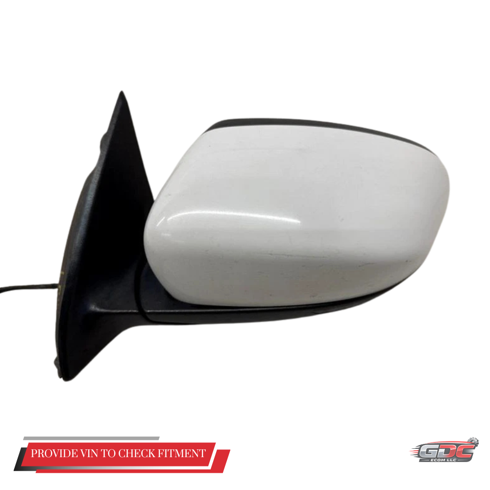 2014–2021 Jeep Cherokee Left Driver White Side View Door Mirror — view 1